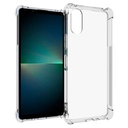 Силиконов гръб с подсилени ръбове за Sony Xperia 10 VI - прозрачен