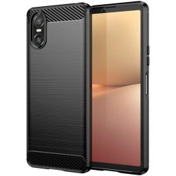 Силиконов гръб Rugged Armor за Sony Xperia 10 VI - черен