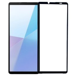 Извит 3D удароустойчив стъклен протектор покриващ целия екран за Sony Xperia 10 VI - с черна рамка