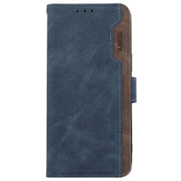 Кожен калъф страничен flip марка ABEEL за Honor Magic7 Lite 5G – син