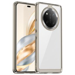 Силиконов гръб Rugged Armor за Honor Magic7 Lite 5G - сива рамка
