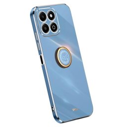 Силиконов гръб със стойка тип пръстен марка XINLI за Honor X6b - син