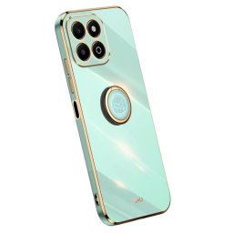 Силиконов гръб със стойка тип пръстен марка XINLI за Honor X6b - зелен