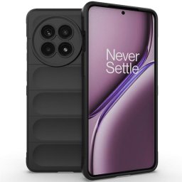 Подсилен силиконов гръб на ленти за OnePlus 13R - черен