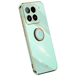 Силиконов гръб със стойка тип пръстен марка XINLI за Xiaomi 15 - зелен