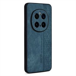 Силиконов гръб с покритие от кожа марка AZNS за Honor Magic7 Pro - зелен