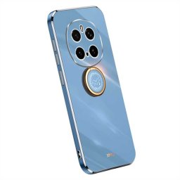 Силиконов гръб със стойка тип пръстен марка XINLI за Honor Magic7 Pro - син