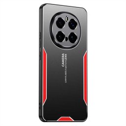 Алуминиев гръб за Honor Magic7 Pro - черен с червена рамка