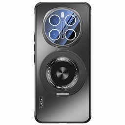 Хибриден гръб с кръгла стойка за Honor Magic7 Pro - черен