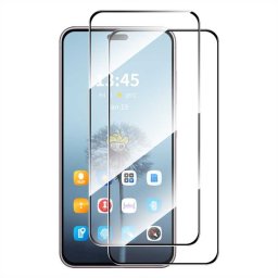 Два броя удароустойчив стъклен протектор за екран марка Enkay за Honor X8c - с черна рамка
