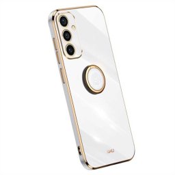 Силиконов гръб със стойка тип пръстен марка XINLI за Samsung Galaxy A26 5G - бял