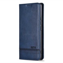 Кожен калъф страничен flip марка AZNS за Samsung Galaxy A36 5G – тъмно син