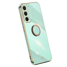 Силиконов гръб със стойка тип пръстен марка XINLI за Samsung Galaxy A56 5G - зелен