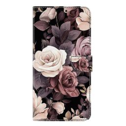 Кожен калъф тип портмоне за Xiaomi Redmi Note 14 5G - рози