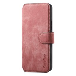 Кожен калъф страничен flip марка CaseNeo за Xiaomi Redmi Note 14 Pro+ 5G – розов