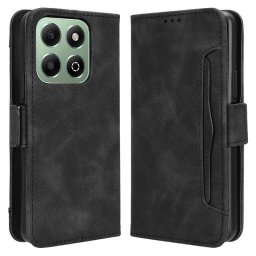 Калъф тип портмоне с магнитна закопчалка за Honor X6b - черен