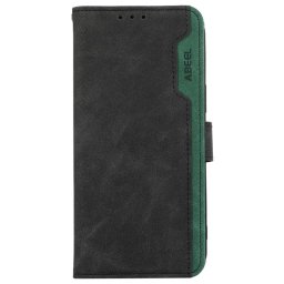 Кожен калъф страничен flip марка ABEEL за Honor Magic7 Lite 5G – черен