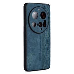 Силиконов гръб с покритие от кожа марка AZNS за Xiaomi 15 Ultra - зелен