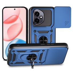 Хибриден гръб със стойка и слайдър за камера за HONOR 400 5G - тъмно син