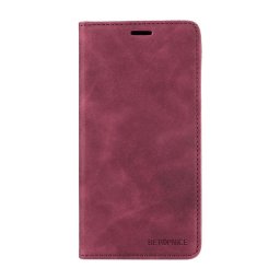 Калъф страничен flip марка BETOPNICE за HONOR 400 5G – винено червен