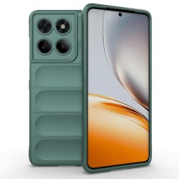 Подсилен силиконов гръб на ленти за Motorola Edge 60 5G/60 Fusion 5G - зелен