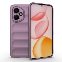 Подсилен силиконов гръб на ленти за HONOR 400 5G - лилав