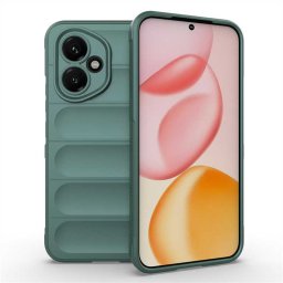 Подсилен силиконов гръб на ленти за HONOR 400 5G - зелен