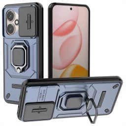 Хибриден гръб със стойка и слайдър за камера за HONOR 400 5G - тъмно син