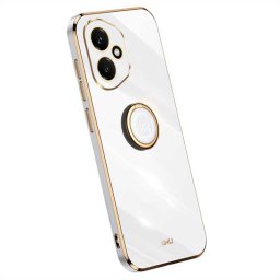 Силиконов гръб със стойка тип пръстен марка XINLI за HONOR 400 5G - бял