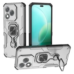 Хибриден гръб със стойка за Honor 400 Lite 5G - сив