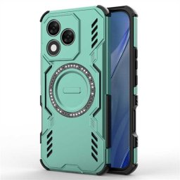 Хибриден гръб с метален пръстен за Honor 400 Lite 5G - зелен