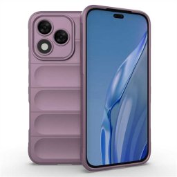 Подсилен силиконов гръб на ленти за Honor 400 Lite 5G - лилав