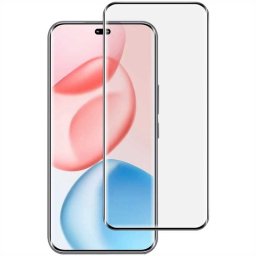 Извит удароустойчив стъклен протектор покриващ целия екран марка IMAK за Honor 400 Pro 5G - с черна рамка