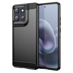 Силиконов гръб Rugged Armor за Motorola G86 5G - черен