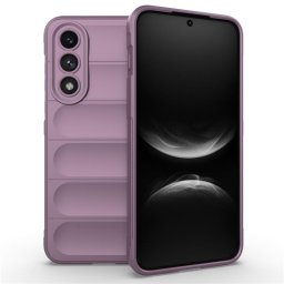 Подсилен силиконов гръб на ленти за OnePlus Nord 5 5G - лилав