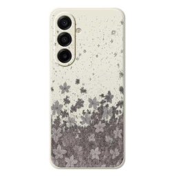 Силиконов гръб за Samsung Galaxy А17 5G - сиви цветя
