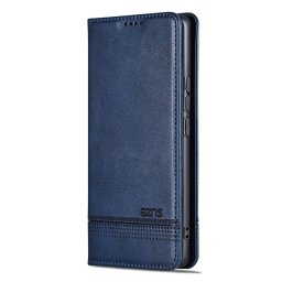 Кожен калъф страничен flip марка AZNS за Samsung Galaxy А17 5G/A26 5G – тъмно син