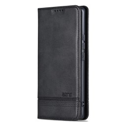 Кожен калъф страничен flip марка AZNS за Samsung Galaxy А17 5G/A26 5G – черен