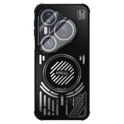 Алуминиев гръб за Huawei Pura 80 Pro/Pro+ марка ABEEL - черен