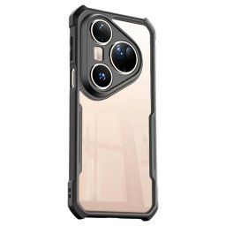 Силиконов гръб Rugged Armor марка XUNDD за Huawei Pura 80 Ultra - черна рамка