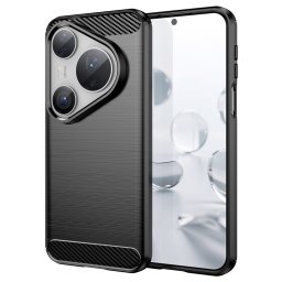 Силиконов гръб Rugged Armor за Huawei Pura 80 Ultra - черен