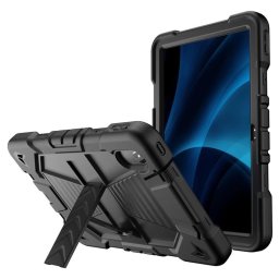 Силиконов гръб със стойка за Lenovo Tab M11 - черен