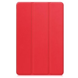 Кожен калъф със сгъващ се капак за Honor Pad X8a - червен