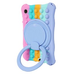 Силиконов гръб със стойка Pop IT за Samsung Galaxy Tab A9/A11 - шарен