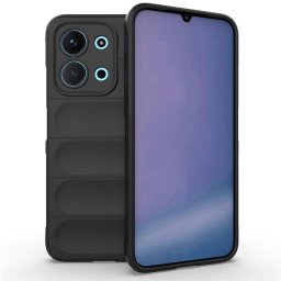 Подсилен силиконов гръб на ленти за Xiaomi Redmi 15C 4G/5G ( 173.2мм) - черен