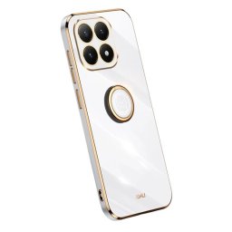 Силиконов гръб със стойка тип пръстен марка XINLI за Xiaomi 15T - бял