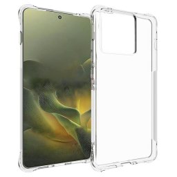 Силиконов гръб с подсилени ръбове за Motorola Edge 70 5G - прозрачен