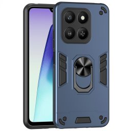 Хибриден гръб със стойка за Honor 400 Smart - тъмно син