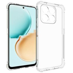 Силиконов гръб с подсилени ръбове за Honor 400 Smart - прозрачен