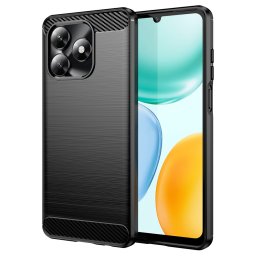 Силиконов гръб Rugged Armor за Honor X5c Plus - черен